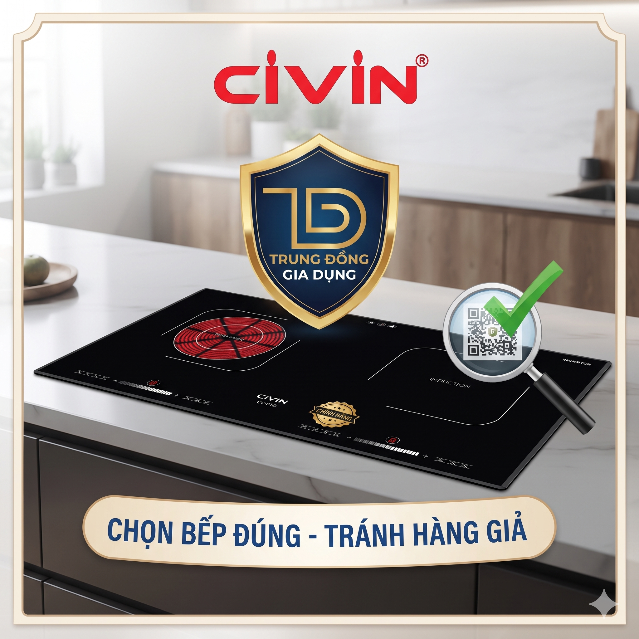 Chọn bếp đúng, tránh hàng giả